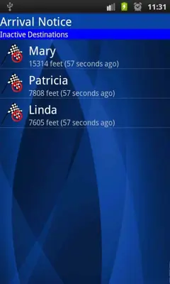 Arrival Notice android App screenshot 0